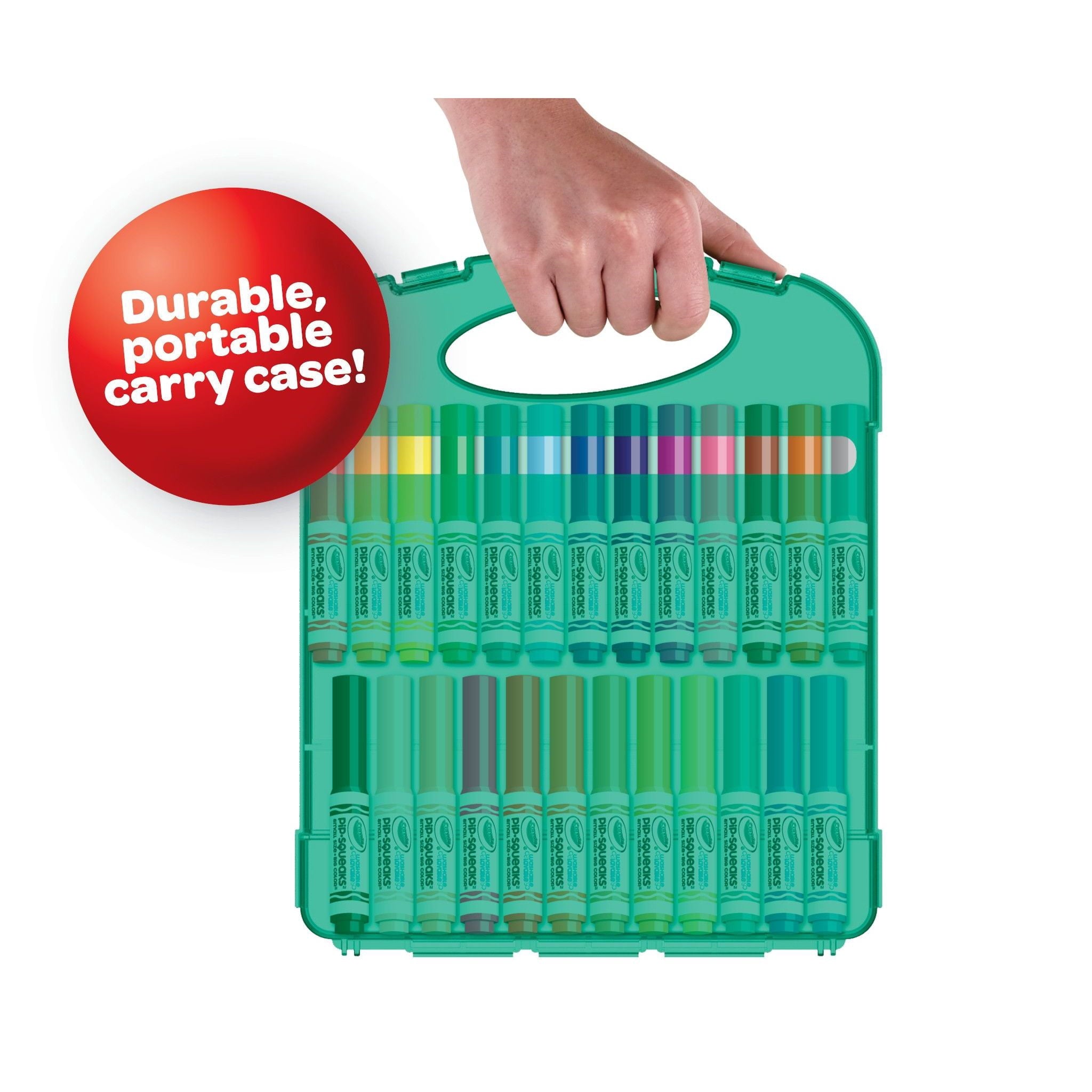 Crayola Pip Squeaks 25 Washable Markers Set, Back to School Essentials