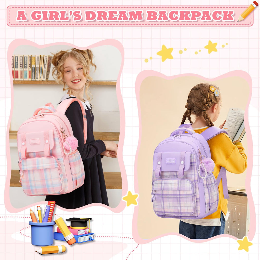 Soda Candy Girls Backpack Ideal Elementary Middle School Backpacks for