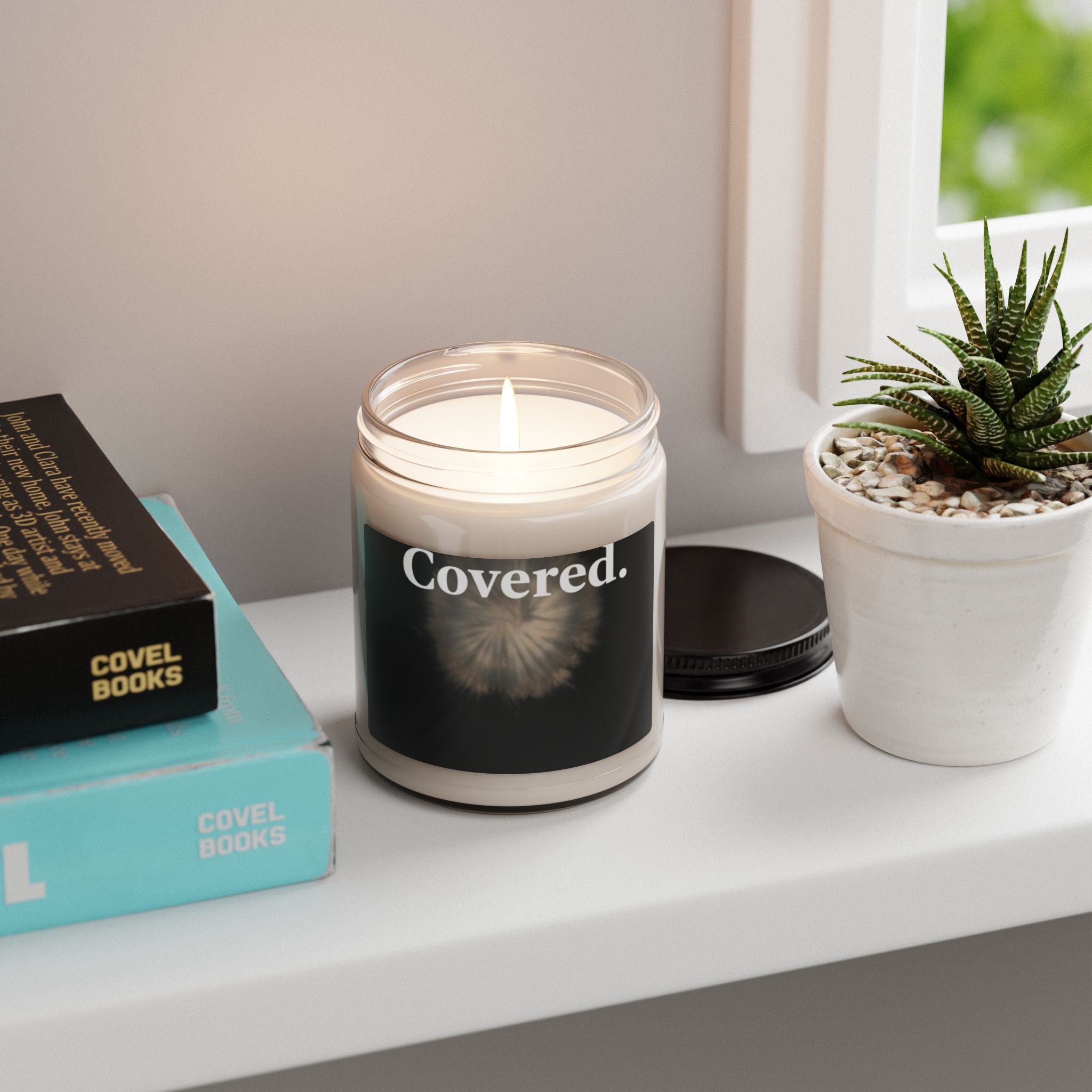 Covered. Scented Soy Candle — 9oz Inspirational Comfort Candle