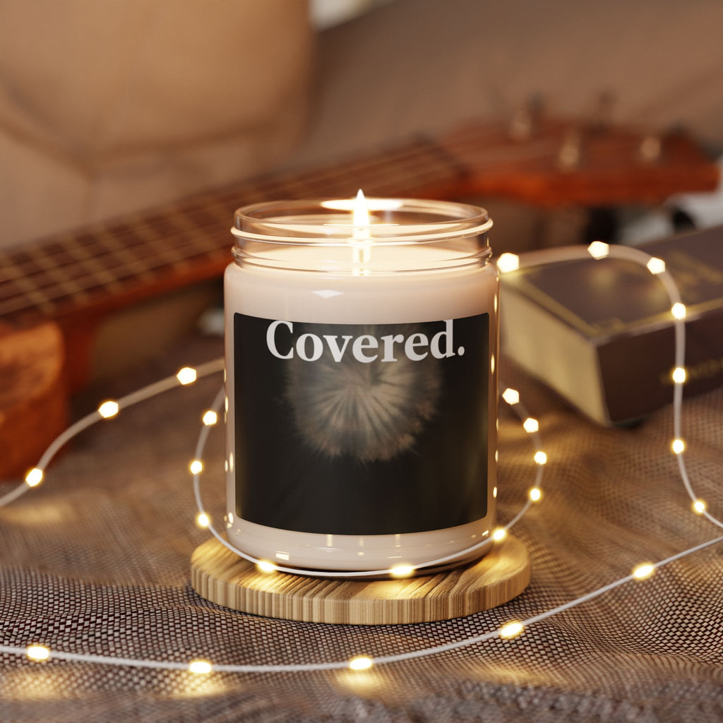 Covered. Scented Soy Candle — 9oz Inspirational Comfort Candle
