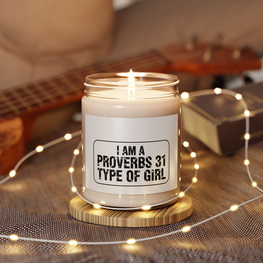 Proverbs 31 Soy Candle — 9oz Scented Inspirational Jar Candle