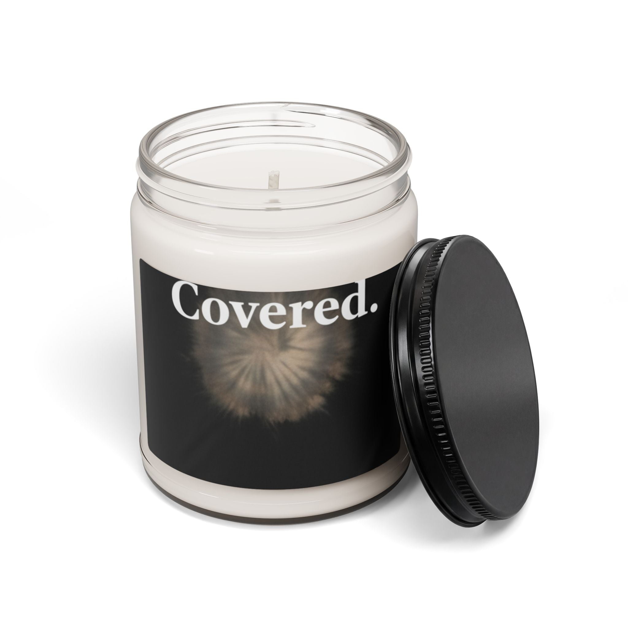 Covered. Scented Soy Candle — 9oz Inspirational Comfort Candle