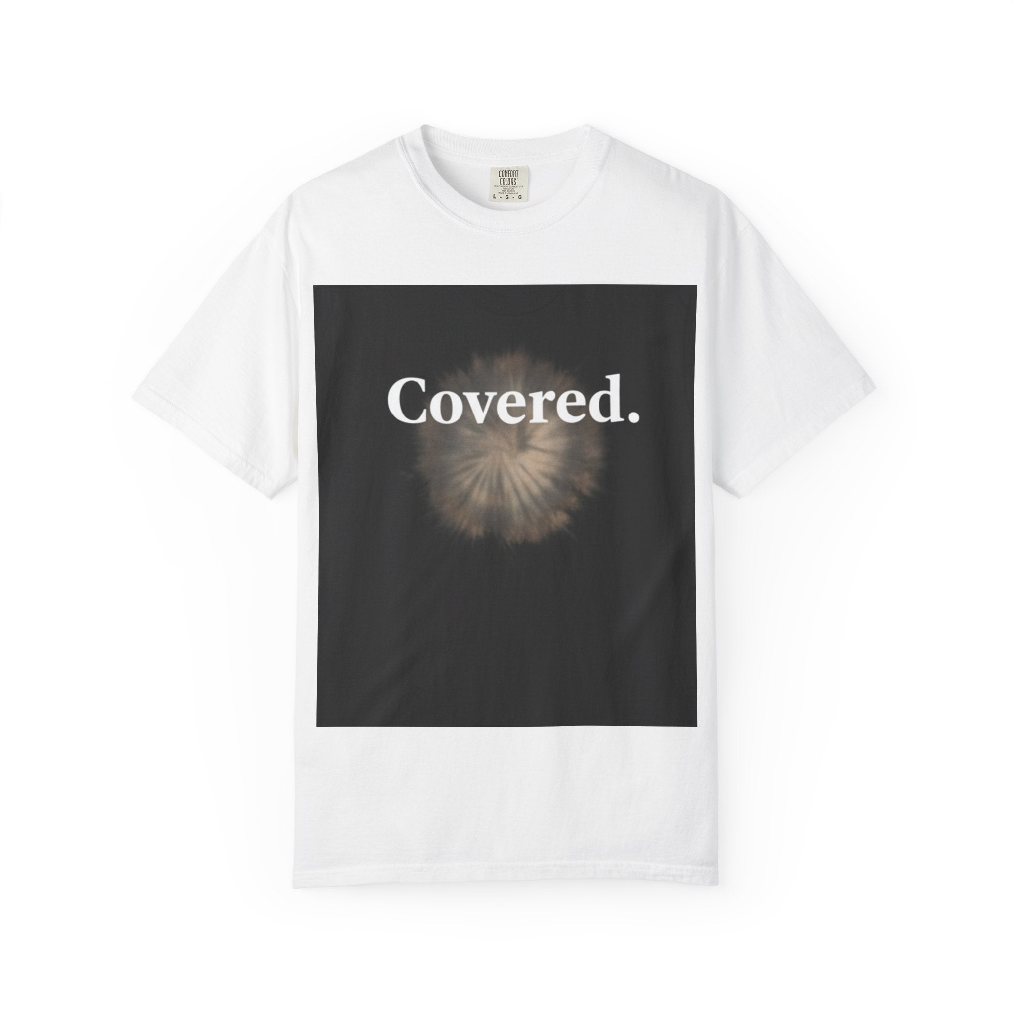 Covered. T‑Shirt — "God Has My Back" Christian Faith Tee (Romans 8:31)