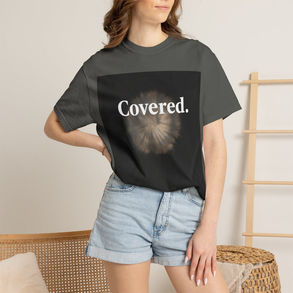 Covered. T‑Shirt — "God Has My Back" Christian Faith Tee (Romans 8:31)