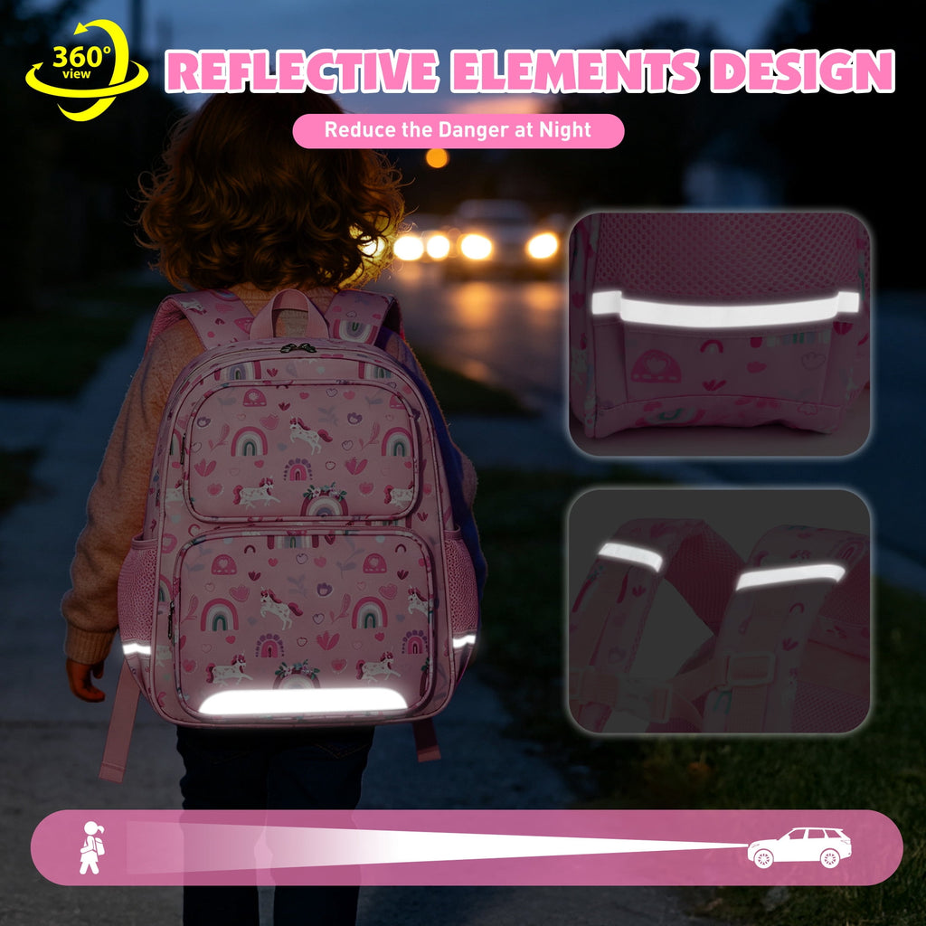 DAKIMOE Toddler Backpack for Girls Boys Kids Backpacks Cute Kindergart