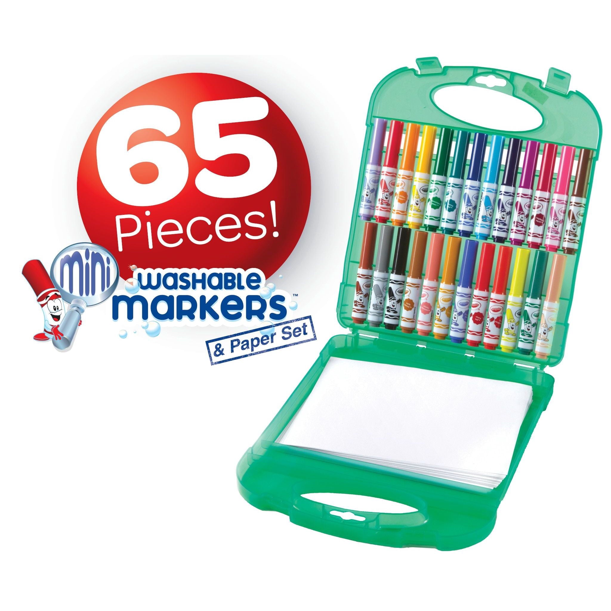 Crayola Pip Squeaks 25 Washable Markers Set, Back to School Essentials