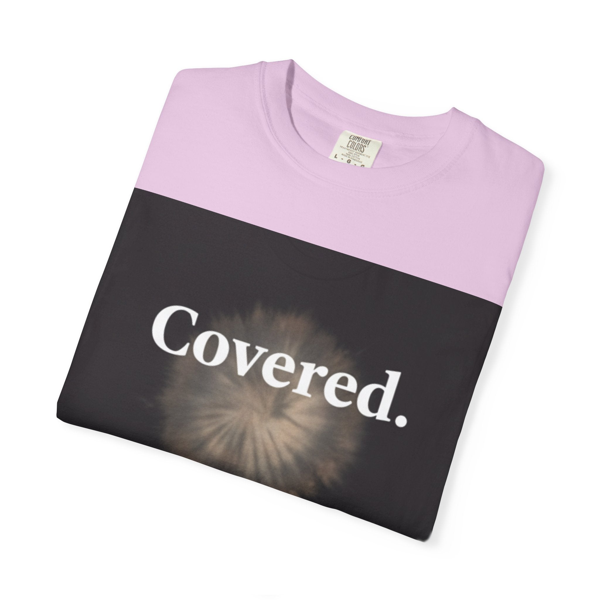 Covered. T‑Shirt — "God Has My Back" Christian Faith Tee (Romans 8:31)