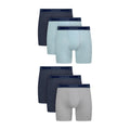 Hanes mens Underwear Boxer Briefs Pack, Cool & Breathable Cotton Moisture-wicking Underwear for Men, No Ride Up