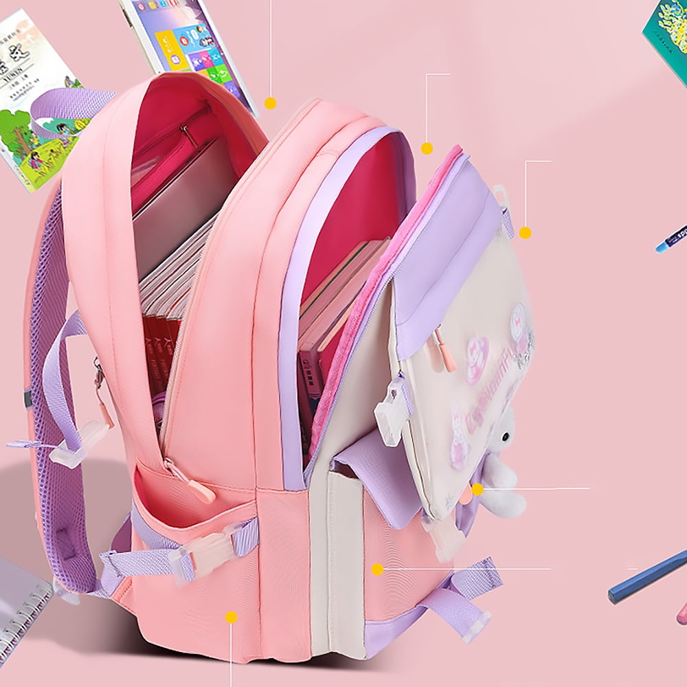 Lvelia School Backpacks for Girls, Large Capacity Fashion School Bag f