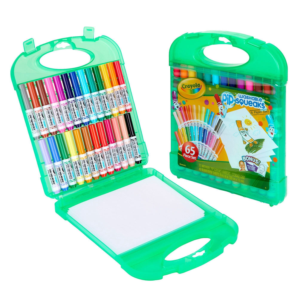 Crayola Pip Squeaks 25 Washable Markers Set, Back to School Essentials