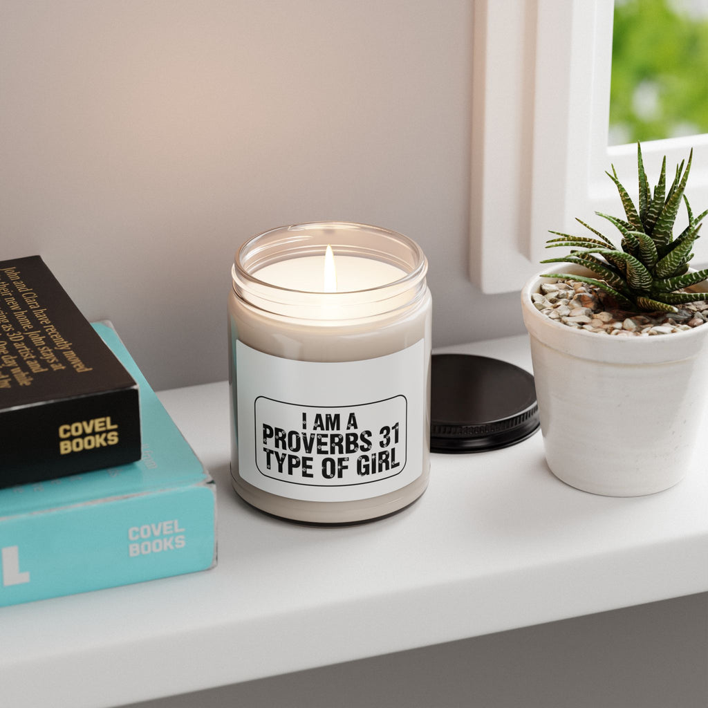 Proverbs 31 Soy Candle — 9oz Scented Inspirational Jar Candle