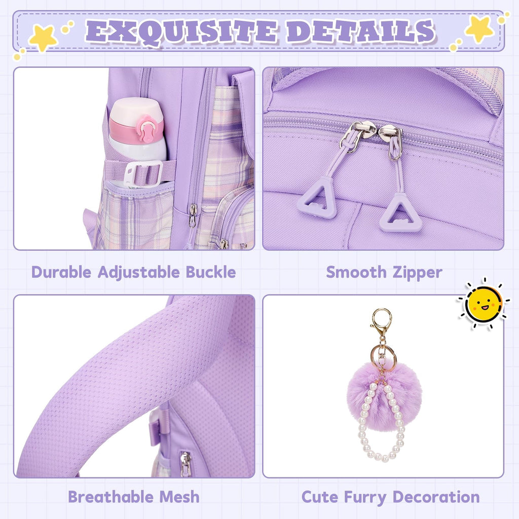 Soda Candy Girls Backpack Ideal Elementary Middle School Backpacks for