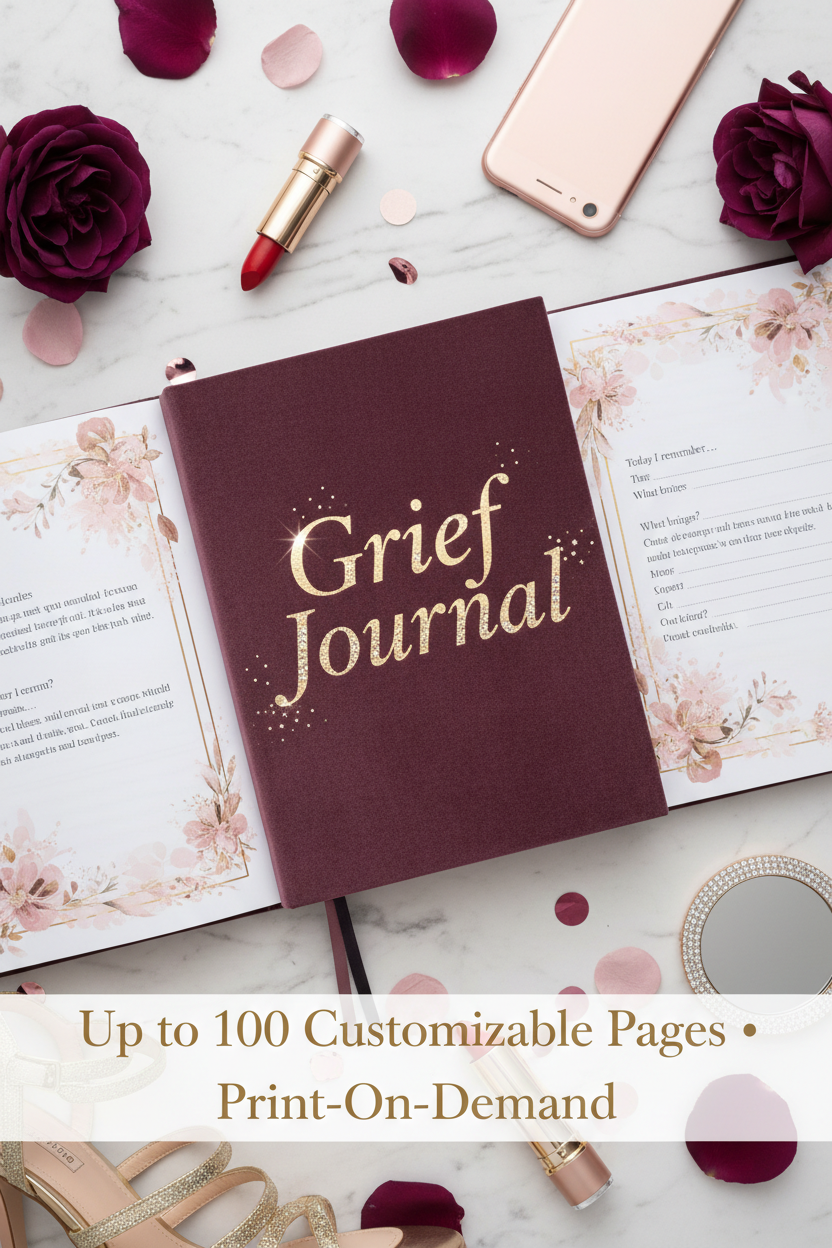 Grief Journal – 30-Page Starter (Printable PDF Download)