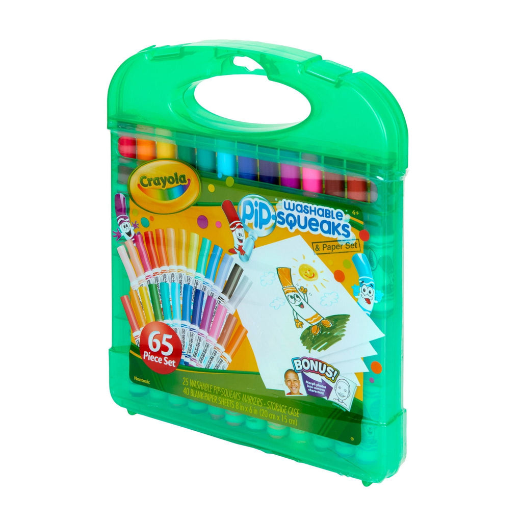 Crayola Pip Squeaks 25 Washable Markers Set, Back to School Essentials